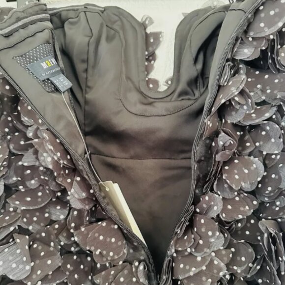 Brand New By Anthropologie 3D Floral Polka Dot Mini Dress - Picture 9 of 13